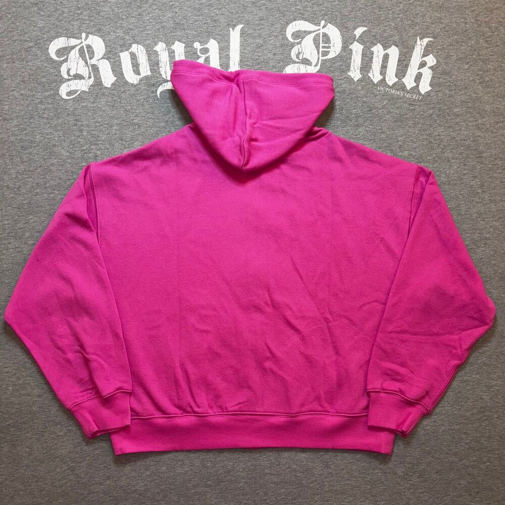 VS PINK Limited Edition Hot Pink & Orange Embroidered Pup Dog Logo Outfit - LG - Picture 2 of 10